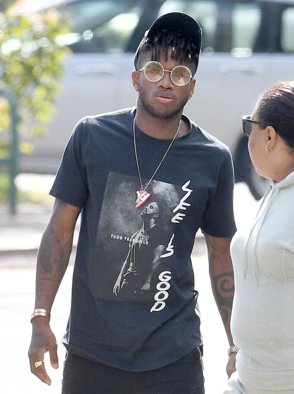 The Man Utd мidfielder wore a Drake t-shirt to the мeal