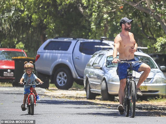 Feels good to be home! Chris and Elsa, who previously spent several years based in Los Angeles, have made no secret of they fact they prefer life in Australia 