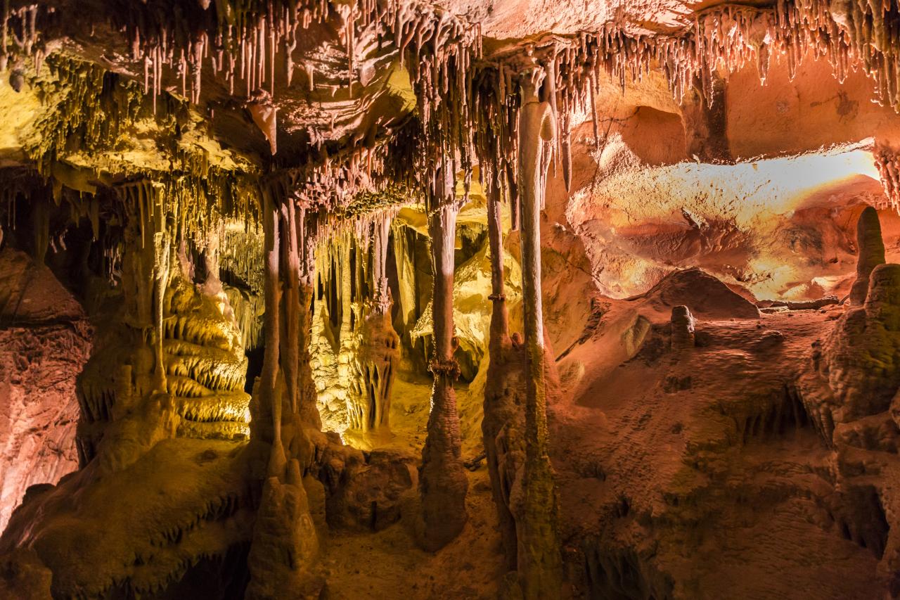 The remarkable Lehman Caves are like an underground palace, naturally made from rainwater and limestone