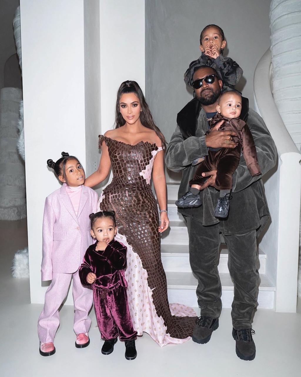  Kim has four children with Kanye