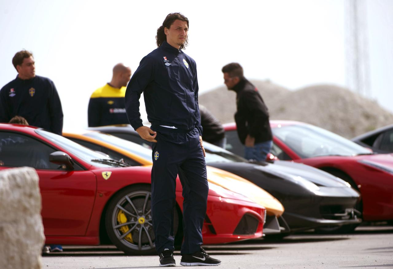 Over the years, Zlatan has got himself a fleet of Ferraris, including a 430 Spider