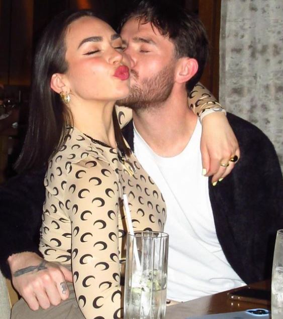 Chilwell and Cartia went public with their relationship on Valentine's Day