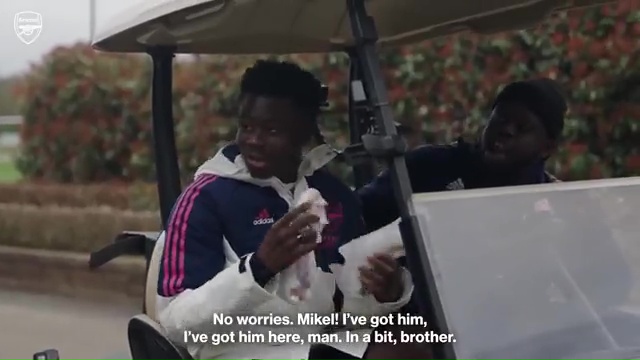 Presenter "Frimmy" jokingly shouted Mikel Arteta's name