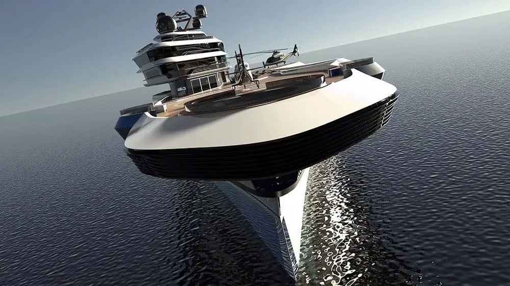 UAE One Is A Stunning 459-Foot Yacht Concept by Enzo Manca